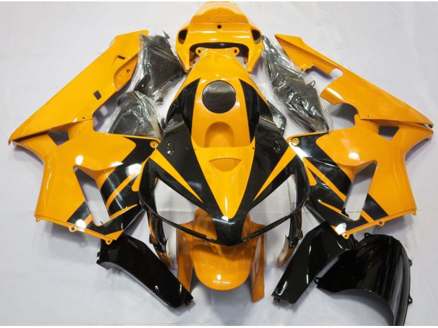2005-2006 Bright Orange & Gloss Black Design CBR600RR Fairings