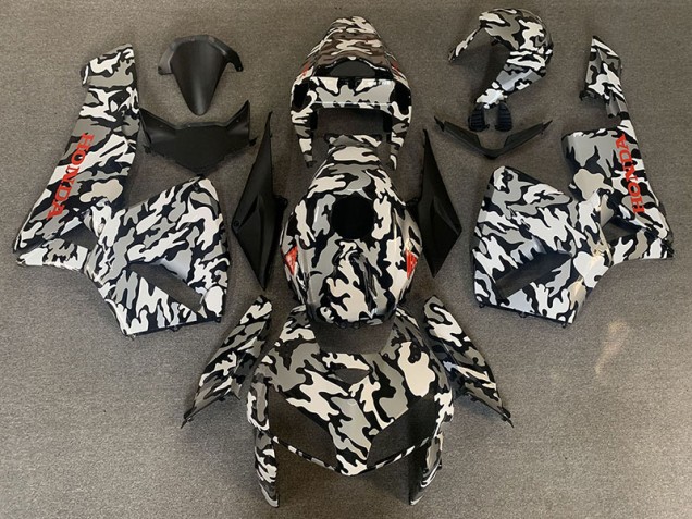 2005-2006 Camo & Red Decals CBR600RR Fairings