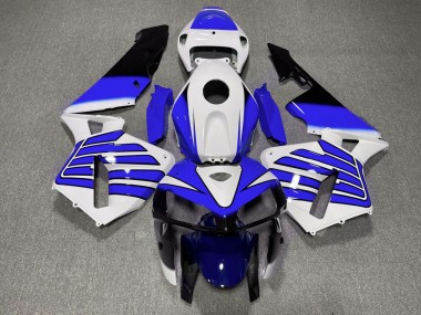 2005-2006 Dark Blue and White Wings CBR600RR Fairings