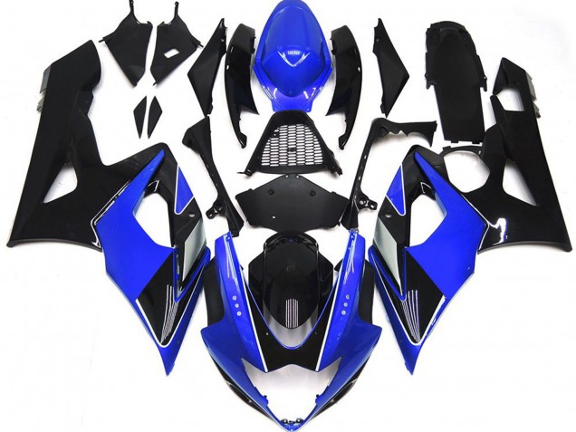 2005-2006 Gloss Blue and Black GSXR 1000 Fairings