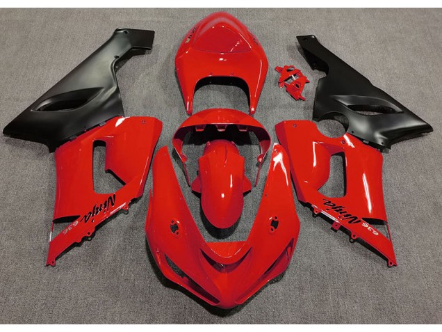 2005-2006 Gloss Red ZX6R Fairings