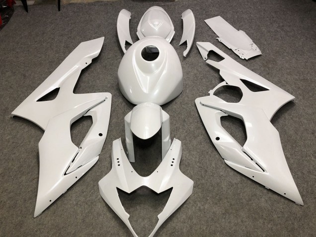2005-2006 Gloss White Plain GSXR 1000 Fairings
