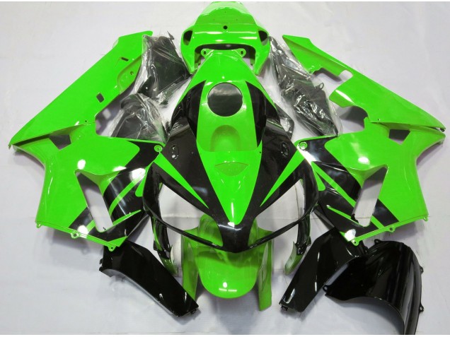 2005-2006 Green & Gloss Black Design CBR600RR Fairings