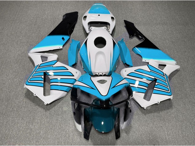 2005-2006 Light Blue and White Wings CBR600RR Fairings