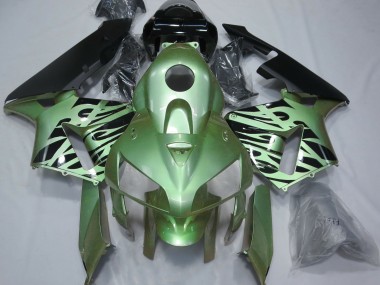 2005-2006 Light Green Flame CBR600RR Fairings
