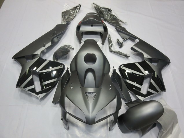 2005-2006 Matte Grey & Black CBR600RR Fairings