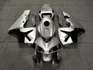 2005-2006 Matte Silver and Black CBR600RR Fairings