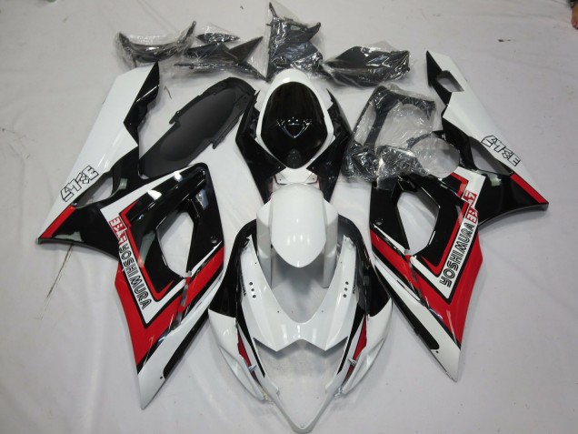 2005-2006 Red Black and White GSXR 1000 Fairings