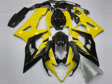 2005-2006 Yellow and Black GSXR 1000 Fairings
