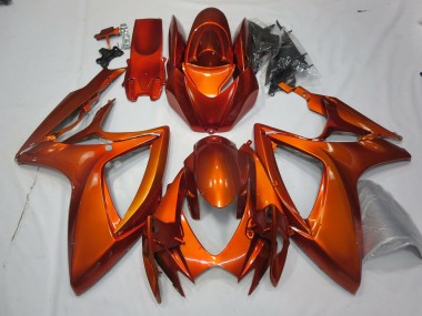 2006-2007 Burnt Orange GSXR 600-750 Fairings