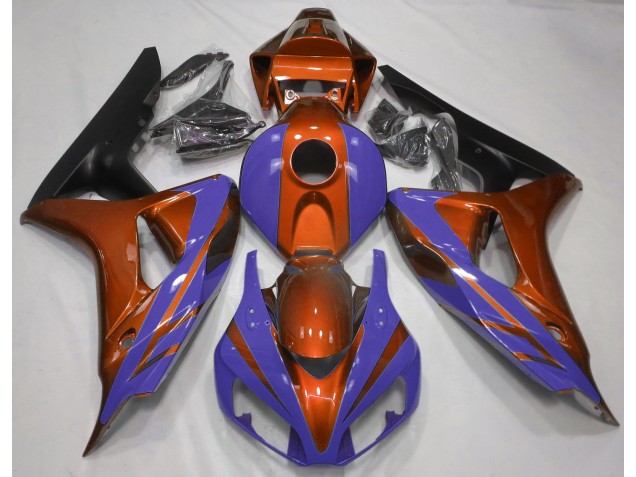 2006-2007 Gloss Orange and Dark Blue CBR1000RR Fairings