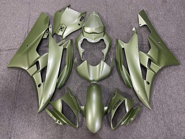 2006-2007 Matte Green R6 Fairings