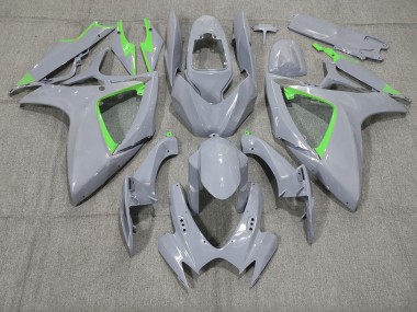 2006-2007 Nardo and Green Trim GSXR 600-750 Fairings