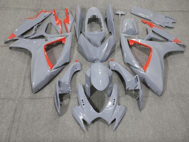 2006-2007 Nardo and Red Trim GSXR 600-750 Fairings