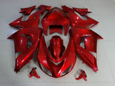 2006-2007 Red Deep Gloss ZX10R Fairings