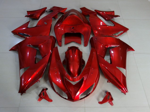2006-2007 Red Deep Gloss ZX10R Fairings