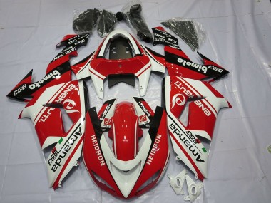 2006-2007 White Red ZX10R Fairings