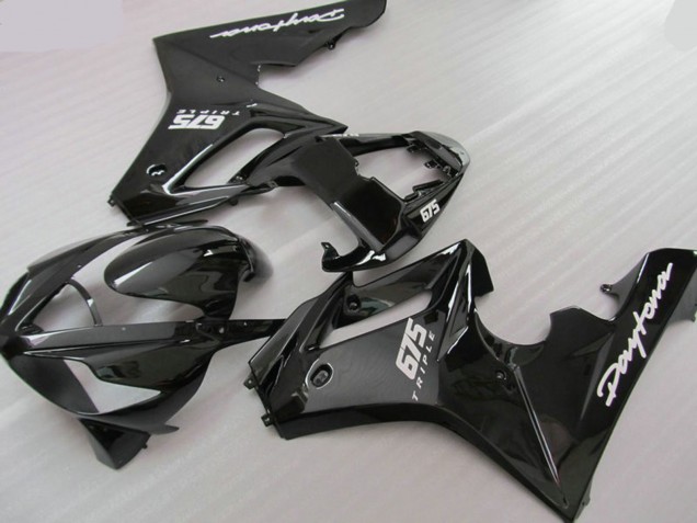 2006-2008 Black Triple Daytona 675 Fairings