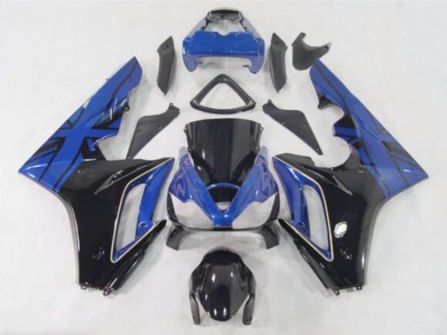 2006-2008 Blue Flag / Black Daytona 675 Fairings