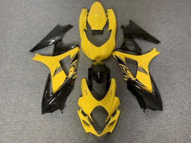 2007-2008 Black and Yellow GSXR 1000 Fairings