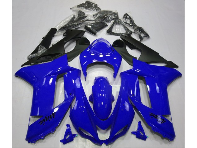 2007-2008 Gloss Blue ZX6R Fairings