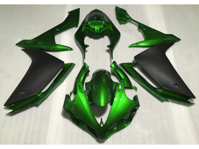 2007-2008 Gloss Green & Black R1 Fairings