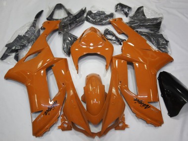2007-2008 Gloss Orange ZX6R Fairings