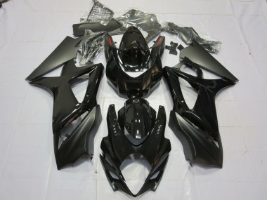 2007-2008 Gloss and Matte Black GSXR 1000 Fairings