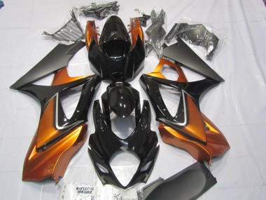 2007-2008 Orange and Black GSXR 1000 Fairings