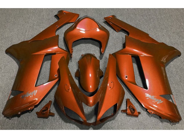 2007-2008 Tiger Orange ZX6R Fairings