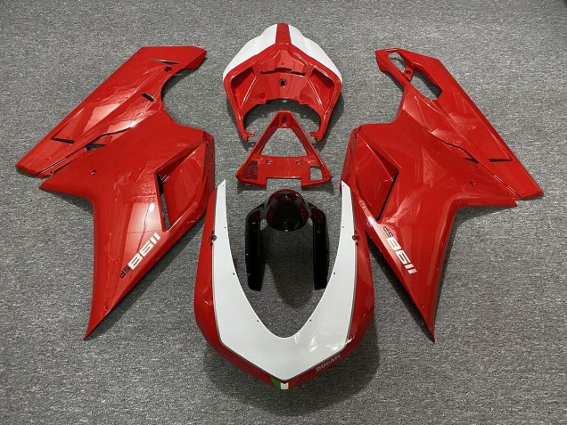 2007-2014 Gloss Red SP Ducati 848 1098 1198 Fairings