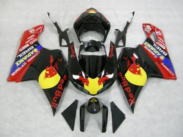 2007-2014 Red Bull Ducati 848 1098 1198 Fairings