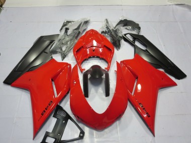 2007-2014 Red Ducati 848 1098 1198 Fairings