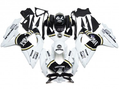 2008-2010 Black Lucky Strike 79 GSXR 600-750 Fairings