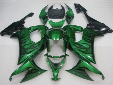 2008-2010 Green Flame ZX10R Fairings