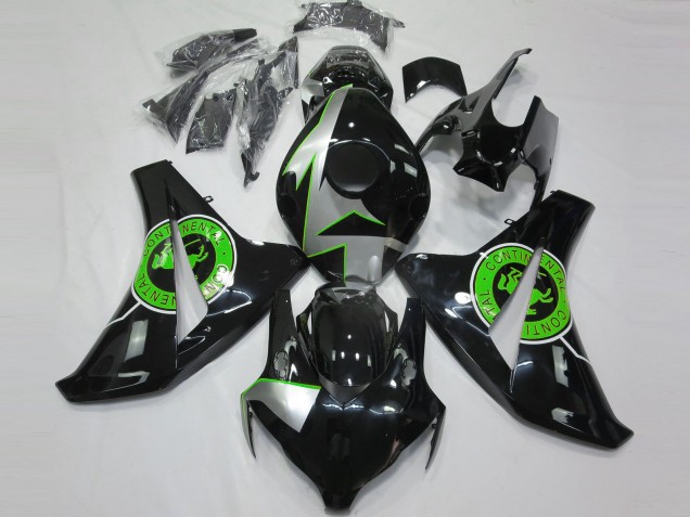 2008-2011 Gloss Black & Green CBR1000RR Fairings