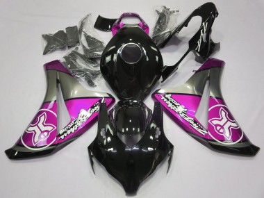 2008-2011 Pink on Black Custom CBR1000RR Fairings