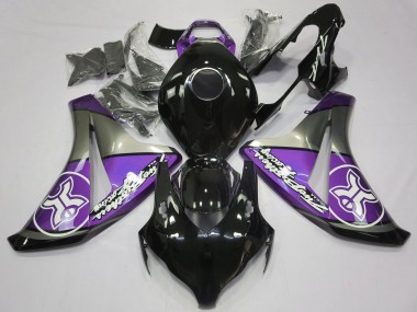 2008-2011 Purple on Black Custom CBR1000RR Fairings