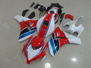 2008-2011 Red Blue and White CBR1000RR Fairings