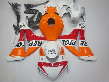 2008-2011 White Repsol CBR1000RR Fairings