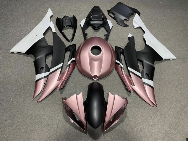 2008-2016 Matte Black and Rose Gold R6 Fairings