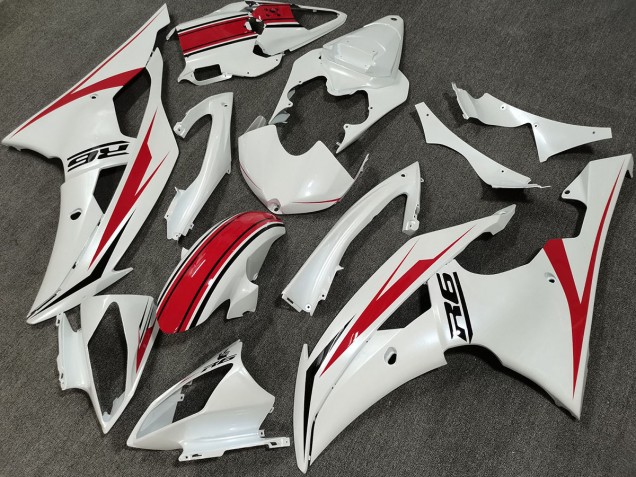 2008-2016 Pearl White Custom R6 Fairings