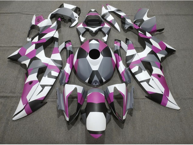 2008-2016 Pink Camo Plain R6 Fairings