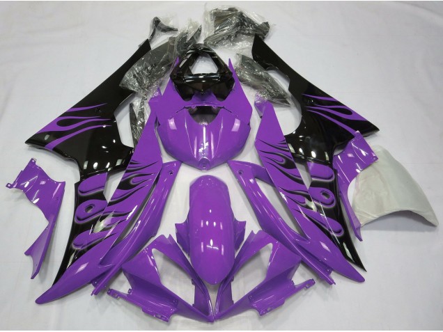 2008-2016 Purple Flame Style R6 Fairings