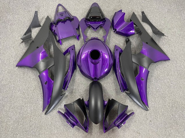 2008-2016 Purple and Matte Black R6 Fairings