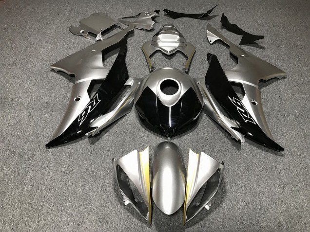 2008-2016 Silver and Black Custom R6 Fairings