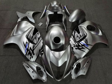 2008-2020 Liquid Silver & Blue GSXR 1300 Hayabusa Fairings