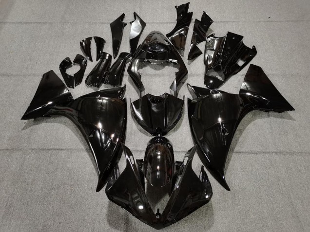 2009-2011 Plain Gloss Black R1 Fairings