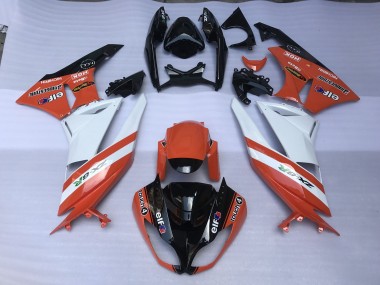 2009-2012 Gloss Orange & Logos ZX6R Fairings