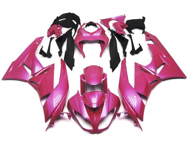 2009-2012 Vibrant Gloss Pink ZX6R Fairings